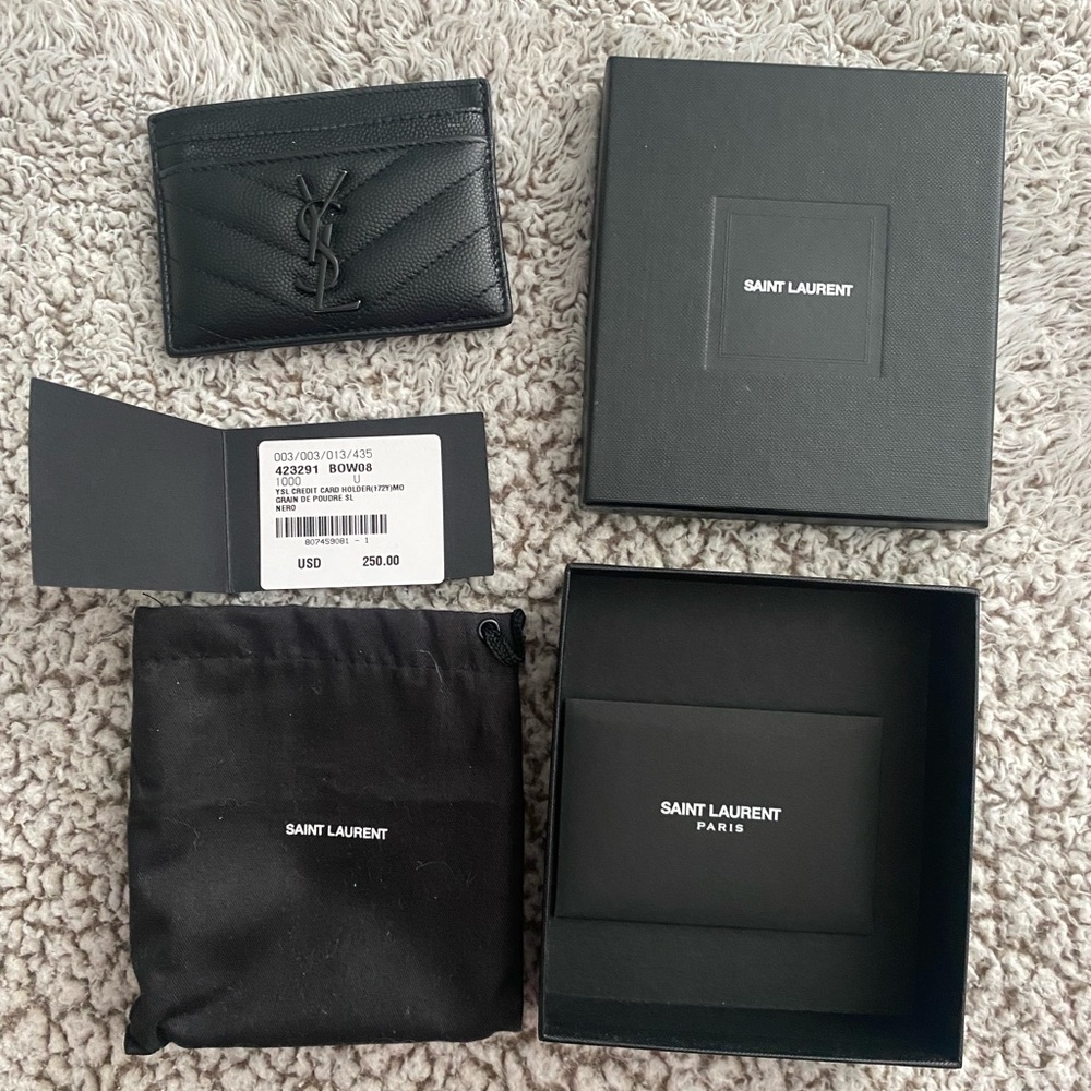 YSL CARD HOLDER